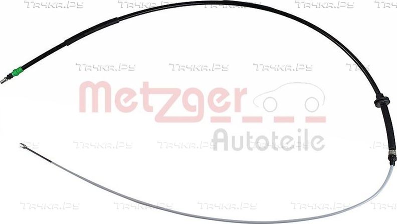Трос ручника (тросик ручного тормоза) Metzger. Артикул 10.6795