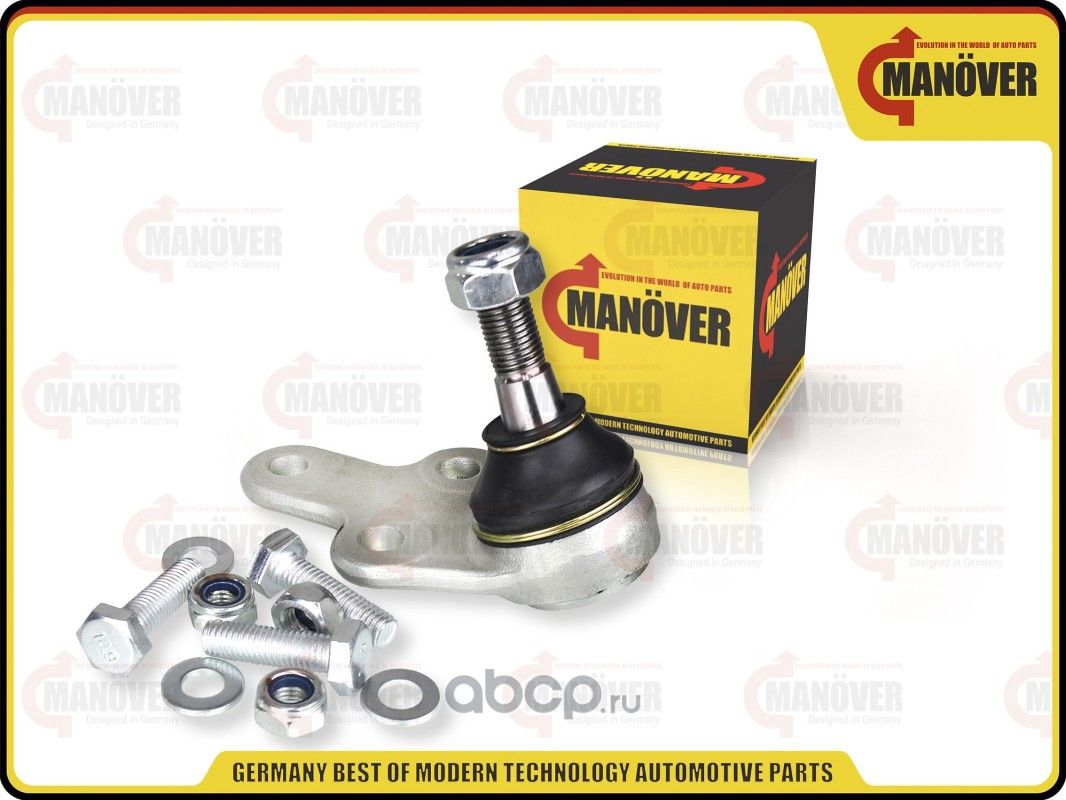 Шаровая опора в сборе с пыльником и крепежом 18 мм (Manover). Артикул MR1234382