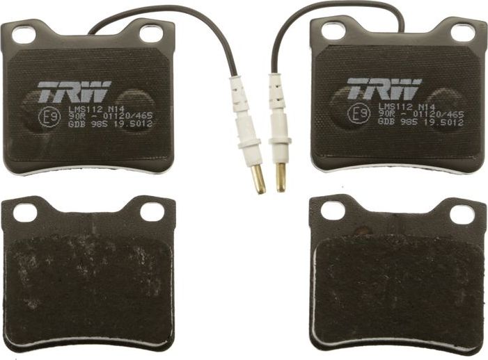 Тормозные колодки TRW COTEC. Артикул GDB985