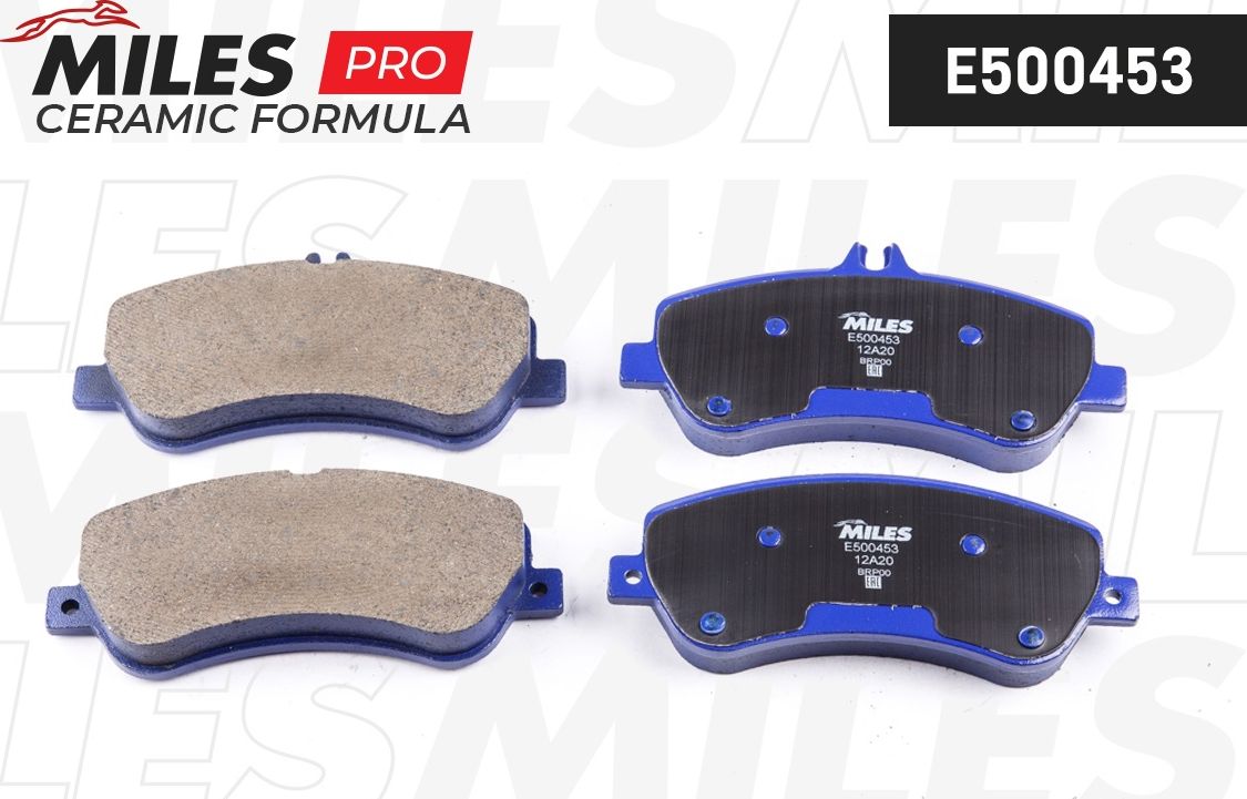 Тормозные колодки Miles (Керамика). Артикул E500453