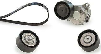 Приводной ремень поликлиновой с роликами (комплект) Gates Micro-V® для Mercedes-Benz M-Класс III (W166) 2011-2015. Артикул K036PK2005