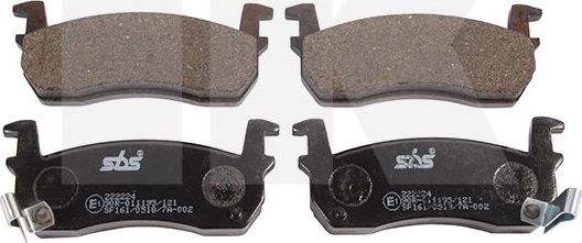 Тормозные колодки NK. Артикул 222224