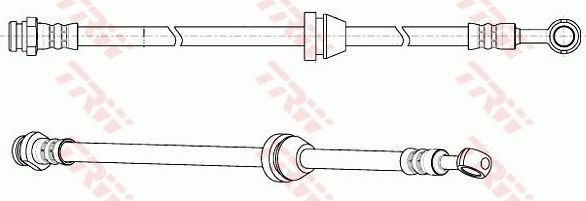 Тормозной шланг TRW. Артикул PHD947