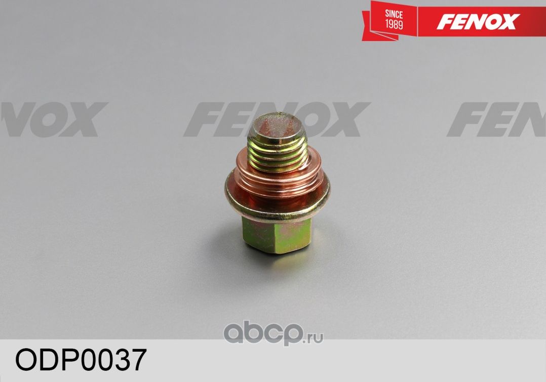 Пробка резьбовая TOYOTA/LEXUS M12x1.25x11 S 14 (Fenox). Артикул ODP0037