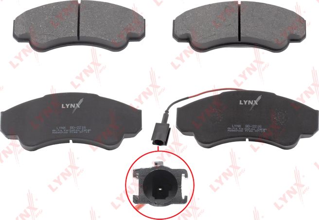 Тормозные колодки LYNXauto. Артикул BD-2216