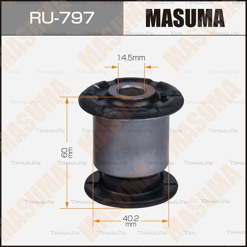 Сайлентблок заднего рычага подвески Masuma. Артикул RU-797