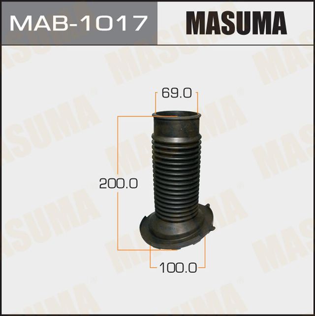 Комплект отбойников и пыльников амортизаторов (стоек) Masuma передний для Toyota Highlander II (U40) 2007-2014. Артикул MAB-1017