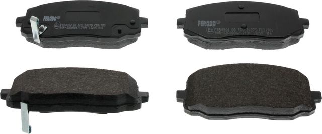 Тормозные колодки Ferodo Premier Eco Friction передние для Kia Picanto I 2004-2011. Артикул FDB1783