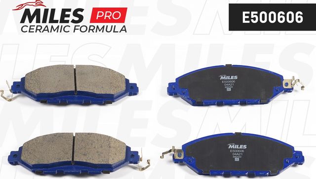 Тормозные колодки Miles (Керамика). Артикул E500606