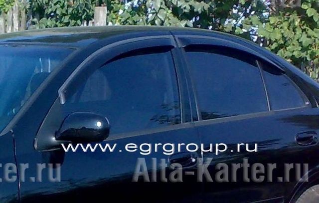 Дефлекторы EGR для окон Nissan Almera Classic B10 2006-2026. Артикул 92463029B