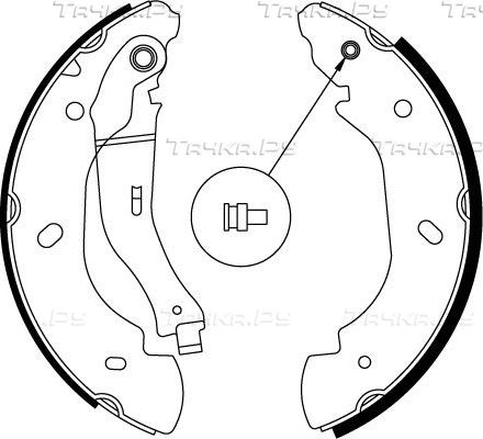 Тормозные колодки TRW задние для Ford Transit Torneo VI 2000-2006. Артикул GS8689
