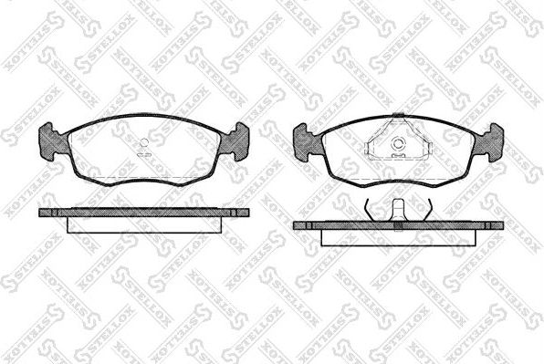 Тормозные колодки Stellox. Артикул 183 000-SX