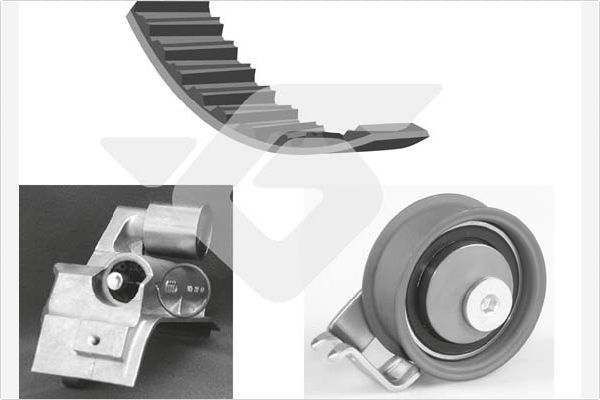 Ремень ГРМ с роликами (комплект) Hutchinson. Артикул KH 418