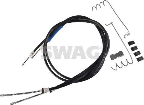 Трос ручника (тросик ручного тормоза) SWAG. Артикул 33 10 1931