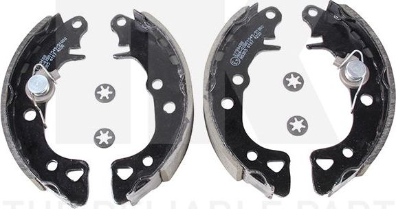 Тормозные колодки NK задние для Mega Club 1992-2003. Артикул 2799488