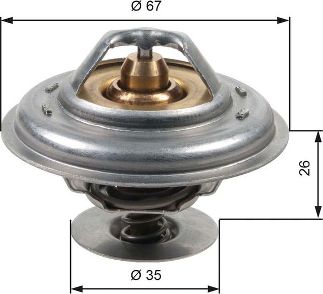 Термостат Gates для Audi 200 I (C2) 1979-1982. Артикул TH13287G1