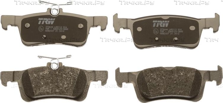 Тормозные колодки TRW COTEC задние для Peugeot 308 II 2013-2026. Артикул GDB2037