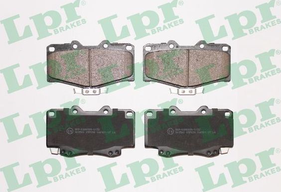 Тормозные колодки LPR передние для Great Wall Safe 2002-2006. Артикул 05P058