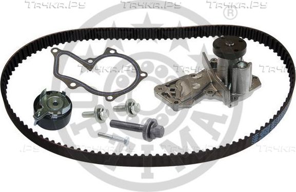 Помпа (водяной насос) с комплектом ремня ГРМ Optimal для Volvo S40 II 2005-2012. Артикул SK-1659AQ1