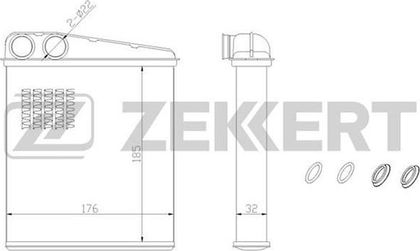 Радиатор отопителя (печки) Zekkert для Volkswagen Jetta V 2004-2010. Артикул MK-5054