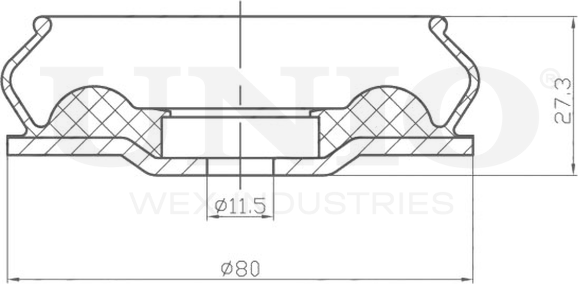 Опора редуктора (Unio). Артикул RMP-15105