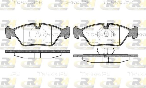 Тормозные колодки RoadHouse передние для Ferrari 328 1985-1989. Артикул 2139.00