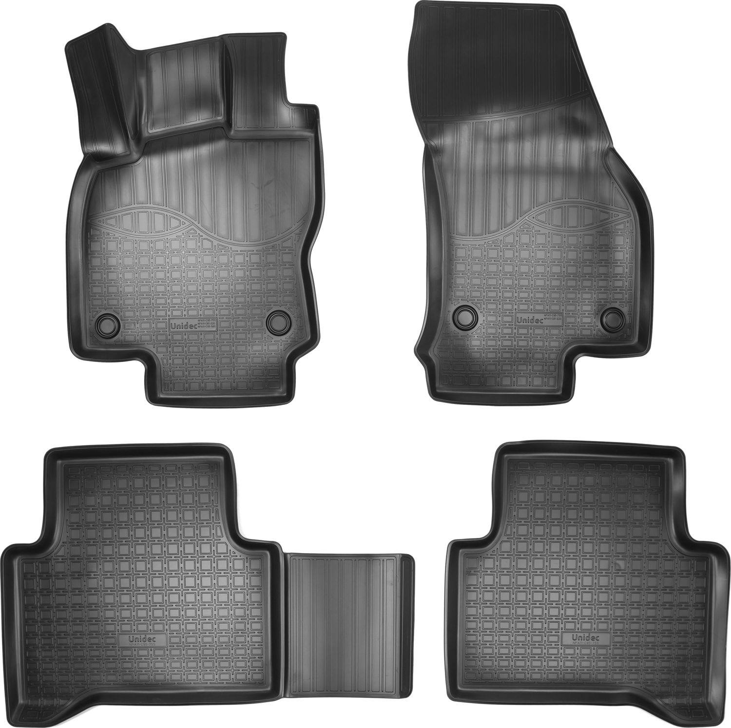 Коврики Норпласт 3D для салона Volkswagen Touran III 5T 2015-2026. Артикул NPA11-C95-755