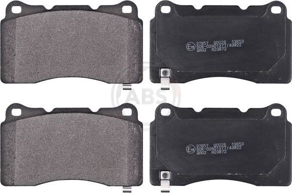 Тормозные колодки ABS. Артикул 37857