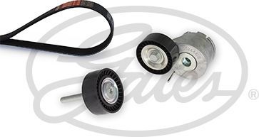 Приводной ремень поликлиновой с роликами (комплект) Gates Micro-V® для Opel Combo D 2012-2017. Артикул K016PK1525