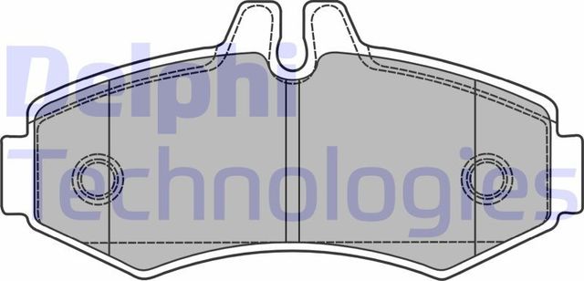 Тормозные колодки Delphi (Low-Metallic). Артикул LP1425