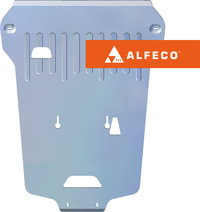 Защита алюминиевая Alfeco для картера и КПП Audi A8 D4 2010-2017. Артикул ALF.30.27al