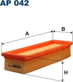 Воздушный фильтр Filtron для Fiat Tipo 160 1987-1995. Артикул AP 042