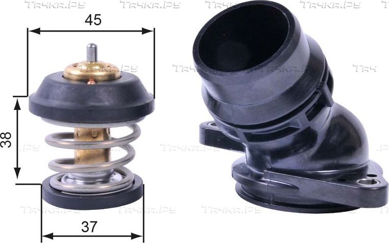 Термостат Gates для Audi A3 II (8P) 2006-2013. Артикул TH42995K1