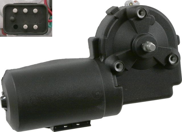 Мотор стеклоочистителя (моторчик дворников) Febi Bilstein передний для Mercedes-Benz W124, A124 1984-1993. Артикул 18859