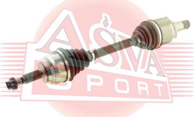 Полуось (привод в сборе, приводной вал) Asva. Артикул TYDL-ACV40