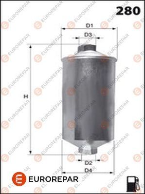 Топливный фильтр Eurorepar (Металл). Артикул E145059