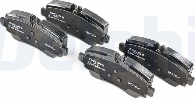 Тормозные колодки Delphi (Low-Metallic). Артикул LP1401