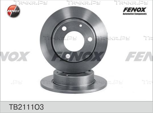 Тормозной диск Fenox. Артикул TB2111O3