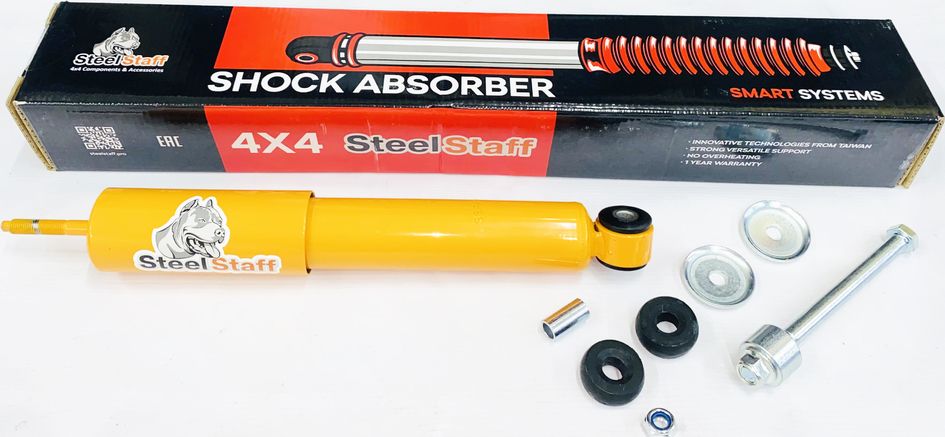 Амортизатор передний SteelStaff усиленный штатный для ВАЗ Нива 21214М, 21214 1977-2026, лифт 50 мм. Артикул SSF-1142