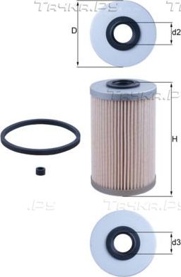 Топливный фильтр Mahle-Knecht для Renault Master III 2010-2026. Артикул KX 204D