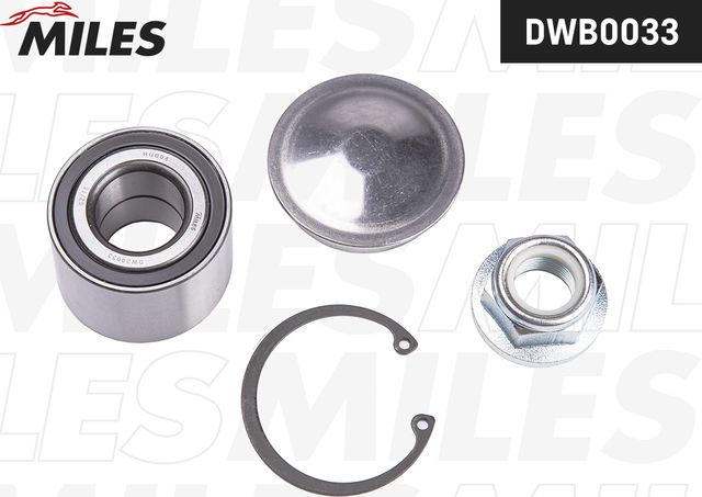 Ступичный подшипник (комплект) Miles задний для Dacia Logan II 2007-2026. Артикул DWB0033
