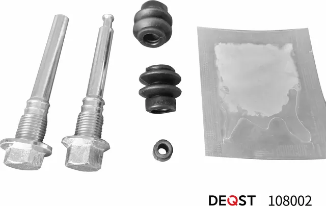 Комплект направляющих тормозного суппорта заднего направляющая (O 8,2 mm, Akebon (Deqst). Артикул 108002