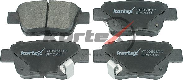 Колодки торм.задн. (Kortex). Артикул KT9059STD