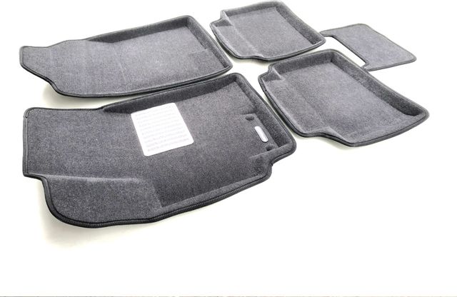 Коврики текстильные Euromat 3D Lux для салона Hyundai Solaris II 2017-2026 Темно-серые. Артикул EM3D-002931G