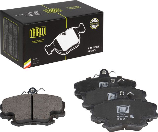 Тормозные колодки Trialli передние для Renault Logan II 2007-2026. Артикул PF 095101