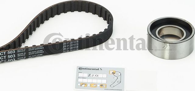 Ремень ГРМ с роликами (комплект) ContiTech для Lancia Y10 1985-1995. Артикул CT503K1