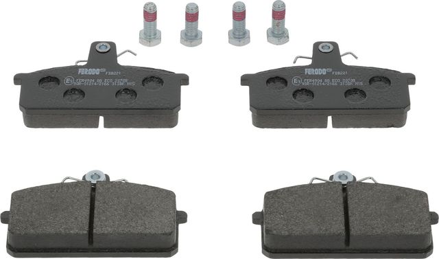 Тормозные колодки Ferodo Premier Eco Friction передние для Lancia Prisma 1983-1992. Артикул FDB221