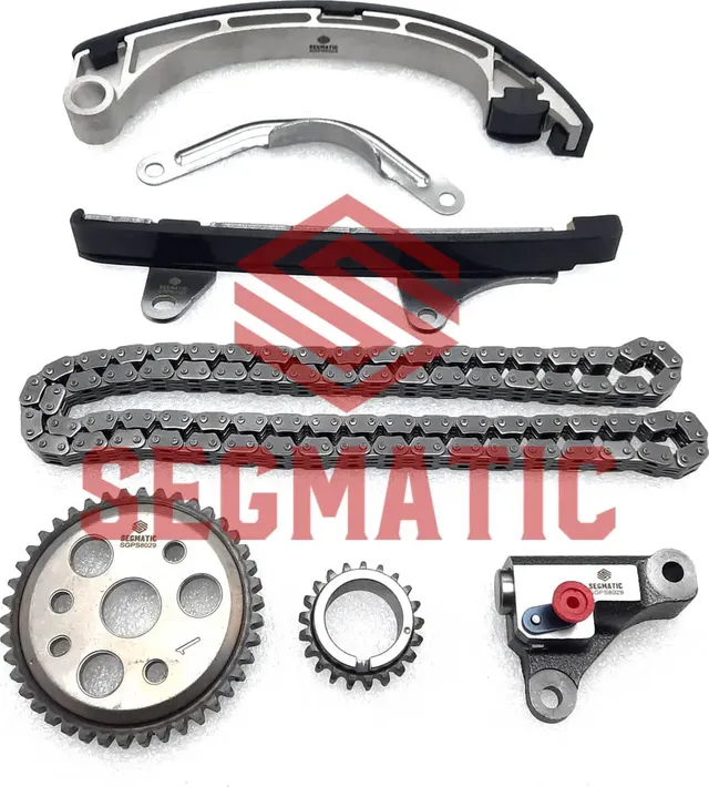 КОМПЛЕКТ ЦЕПИ ГРМ (ЦЕПЬ-1,НАТ-1,УСП-3,ШЕСТ-2)  TOYOTA YARIS 1.0 99 (Segmatic). Артикул SGPS8029