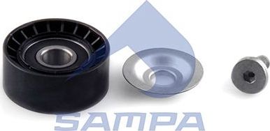 Натяжной ролик (натяжитель) приводного поликлинового ремня Sampa для Scania G 2004-2015. Артикул 042.273
