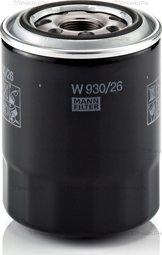 Масляный фильтр Mann-Filter для Hyundai Porter IV 2004-2026. Артикул W 930/26